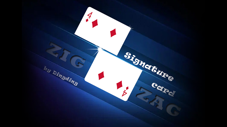 Signature Card Zig Zag by Dingding - Video Download